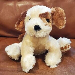 10 inch Cream Brown Snuggle Toy Stuffed Animal Plush Toy Flaw Non-working